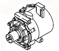 AC COMPRESSOR ASSY MR315258 7813A074 MITSUBISHI GALANT 11.1992-10.1996 