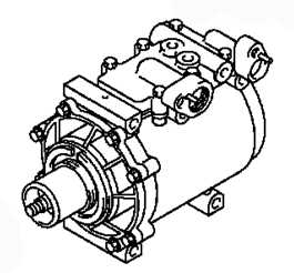 AC COMPRESSOR ASSY MR315815 MITSUBISHI ECLIPSE 08.1997-04.1999 