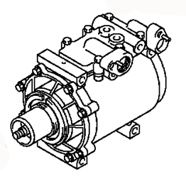 AC COMPRESSOR ASSY MR360245 MR315815 MITSUBISHI ECLIPSE 10.1994-04.1999 