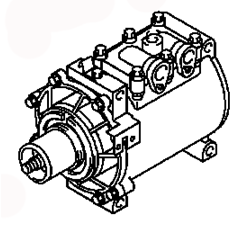 AC COMPRESSOR ASSY MR460057 MITSUBISHI COLT/LANCER 11.1995-09.2003