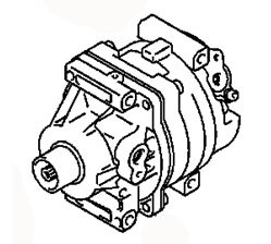 AC COMPRESSOR ASSY MR460360 MR398715 MITSUBISHI SPACE RUNNER 05.1999-08.2002