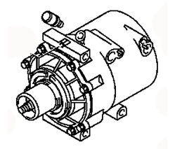 AC COMPRESSOR ASSY MR500230 MITSUBISHI LANCER STATION WAGON 