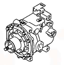 AC COMPRESSOR MR500324 MITSUBISHI ECLIPSE 05.1999-02.2005