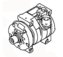 AC COMPRESSOR MR500876 MITSUBISHI PAJERO 02.2000-12.2006