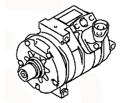 AC COMPRESSOR ASSY MR568285 MITSUBISHI PAJERO/MONTERO 