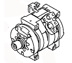 AC COMPRESSOR MR568288 MR500877 MITSUBISHI MONTERO 12.2002-08.2006