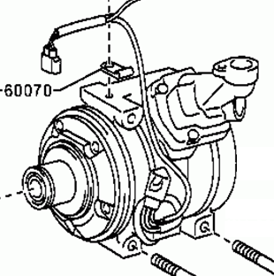 Toyota RAV4 ZCA2 2000-2005 Compressor Assy Cooler 88320-42100