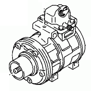 Toyota Crown MS132 1987-1988 A/C Compressor 88320-30390