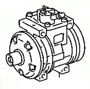 Toyota Cressida MX83 1988-1992 A/C Compressor 88320-22580