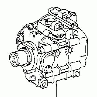 Toyota Corolla EE111 1997-2001 A/C Compressor 88320-47010