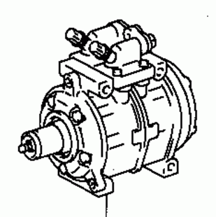 Toyota Coaster HZB30 1990-1993 Compressor Air Conditioning 88320-36310