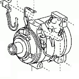 Toyota Camry ACV30/ACV30 2004-2006 A/C Compressor 88320-06080