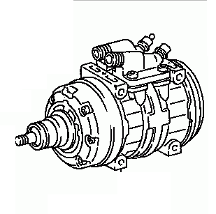 Toyota 4Runner Truck RN60/61 1984-198 Compressor Assy Cooler 88320-35160  88320-36190