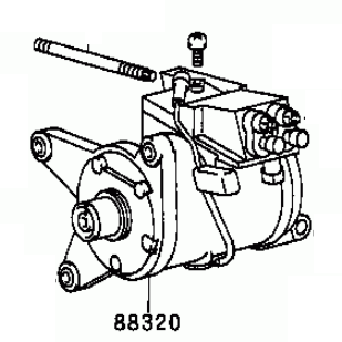 Lexus sc300/400 JZZ31/JZZ3- 1991-1994 A/C Compressor 88320-24120