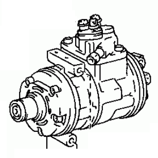 Lexus ls400 UCF10/UCF10 1990-1994 Compressor Air Conditioning 88320-50030