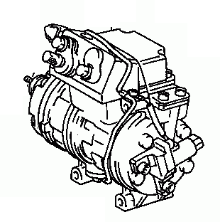 Toyota Camry VZV21/VZV21 1988-1991 Compressor Assy Cooler 88320-32091