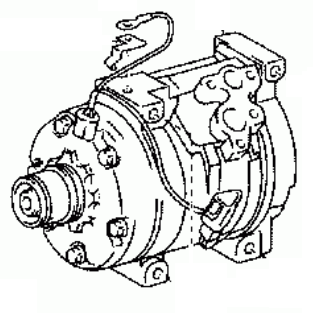 TOYOTA WISH ANE1- 2005- A/C Compressor 88320-32250