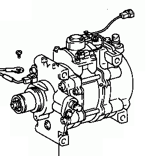 TOYOTA STARLET EP7- 1986-1988 A/C Compressor 88320-10090