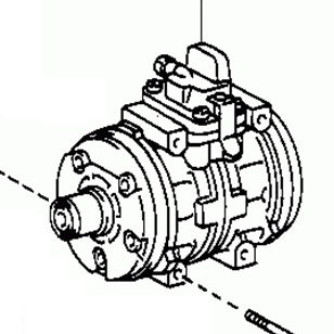 TOYOTA SOLUNA AL50 1996- Compressor Assy Cooler 88320-0A010