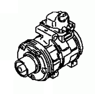 TOYOTA CROWN LS130 1989-1991 A/C Compressor 88320-30550