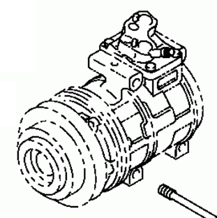 TOYOTA CRESSIDA MX81 1988-1990 Compressor Air Conditioning 88320-22530