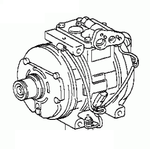 TOYOTA CELICA ST202 1993-1995 Compressor Air Conditioning 88320-2B220