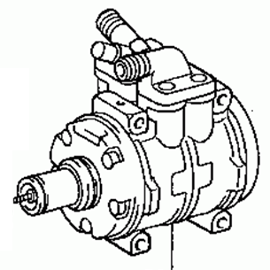 TOYOTA CELICA RA63 1981-1983 Compressor Air Conditioning 88320-14260