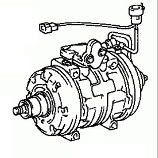 TOYOTA CAMRY SV1- 1984-1986 Compressor Air Conditioning 88320-32050