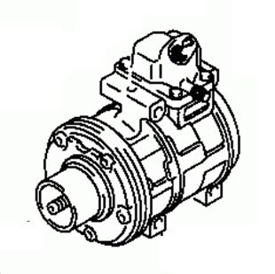 Toyota Crown UZS131 1989-1991 A/C Compressor 88320-30560