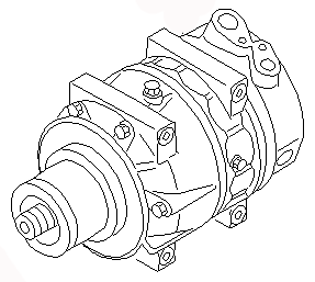 COMPRESSOR-COOL 92600-0W010 92600-0W005 92600-0W004 NISSAN PATHFINDER