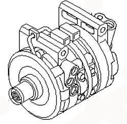 AC COMPRESSOR 92600-1F710 92600-1F701 92600-6F610 NISSAN MICRA