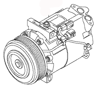 COMPRESSOR-COOL 92600-1JY7B NISSAN MARCH PRC MADE