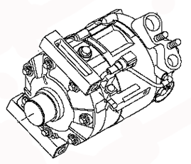 COMPRESSOR-COOL 92600-1MB0B NISSAN G35/37/25 SEDAN