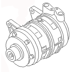 COMPRESSOR-COOL 92600-1Y400 92600-VM50A NISSAN SAFARI PICK UP