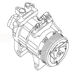 AC COMPRESSOR ASSY 92600-3NT0D NISSAN ALTIMA