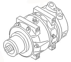 COMPRESSOR-COOL 92600-5W300 92600-4W000 92600-4W00A NISSAN QX4