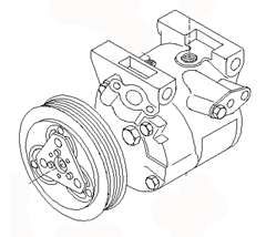 AC COMPRESSOR 92600-62J05 92610-62J02 92610-62J00 NISSAN PRIMERA