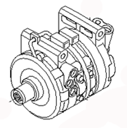 AC COMPRESSOR 92600-6F610 92600-6F605 92600-6F600 NISSAN MICRA
