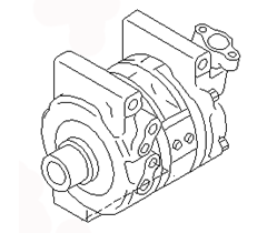 COMPRESSOR-COOL 92600-7J111 92600-7J110 NISSAN G20