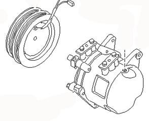 KOMPRESSOR 92600-85M03 92600-85M02 92600-85M01 NISSAN PULSAR NX