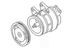 AC COMPRESSOR 92600-8C820 92600-8C812 92600-8C810 NISSAN SERENA