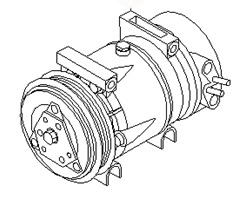 AC COMP ASSY 92600-AS61A 92600-AS610 92600-AS600 NISSAN Q45