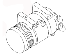 COMPRESSOR-COOLER 92600-EA01A NISSAN FRONTIER