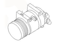 COMPRESSOR 92600-EA31A 92600-EA30C 92600-EA30A NISSAN FRONTIER