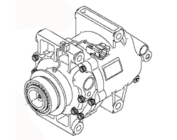 AC COMPRESSOR 92600-EB40E 92600-EB400 92600-EB40B NISSAN NAVARA