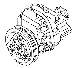 AC COMPRESSOR ASSY 92600-ET01B 92600-ET01A 92600-ET000 NISSAN SENTRA