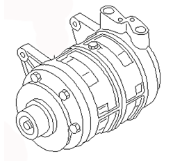 AC COMPRESSOR 92600-VB300 NISSAN SAFARI