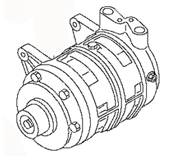 COMPRESSOR COOLER 92600-VC70A 92600-VC700 92600-VS50A NISSAN SAFARI
