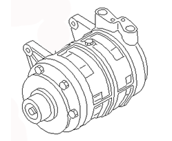 COMPRESSOR COOL 92600-VC81C 92600-VC811 92600-VC810 NISSAN SAFARI