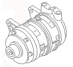 COMPRESSOR-COOL 92600-VC90A 92600-VC900 92600-VB800 NISSAN SAFARI